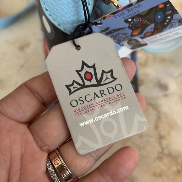 NWT John Rombough Bear Vegan Leather Purse Indigenous Artist - Picture 12 of 12